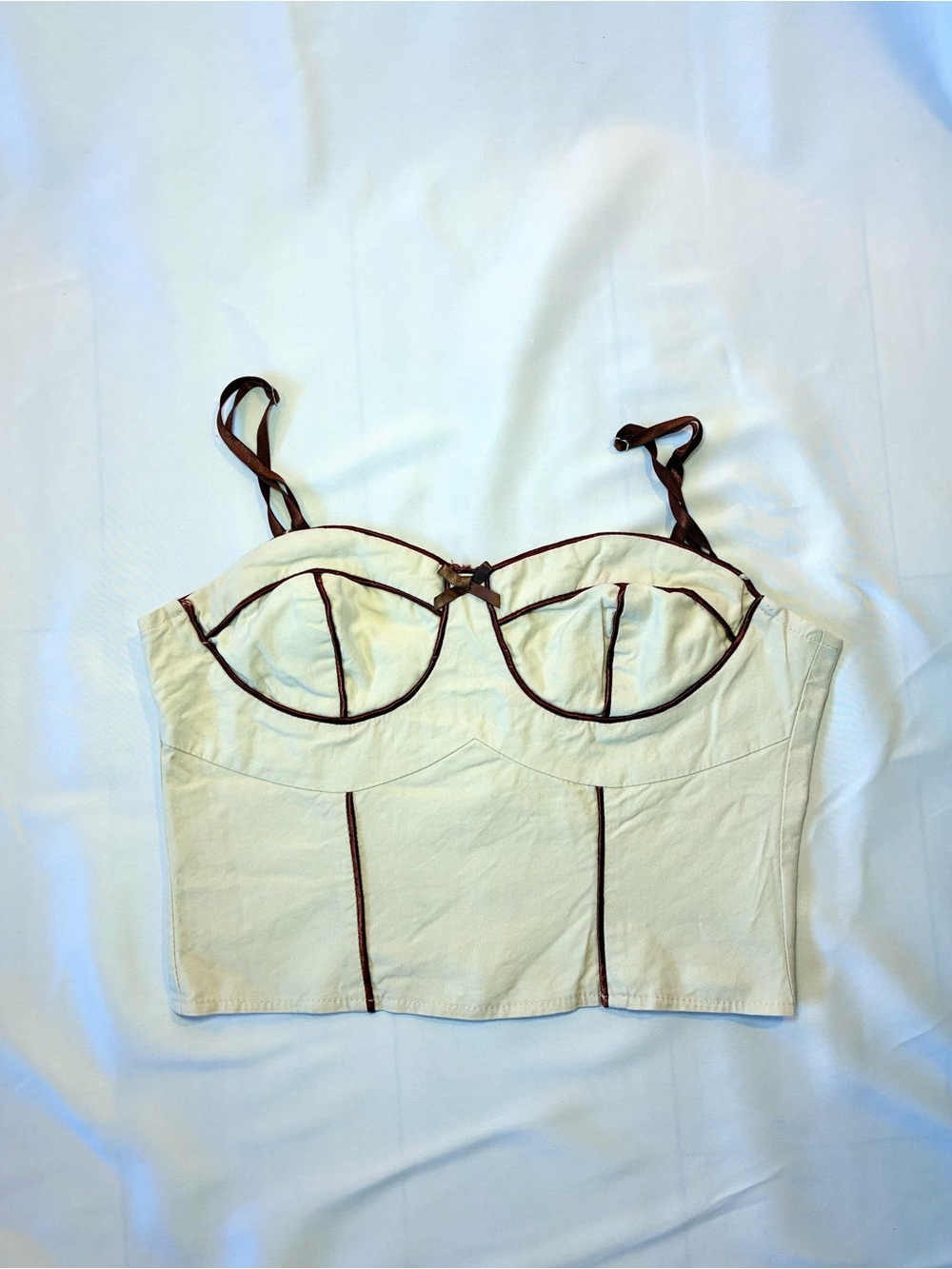 Cider Bustier Corset Crop Top
